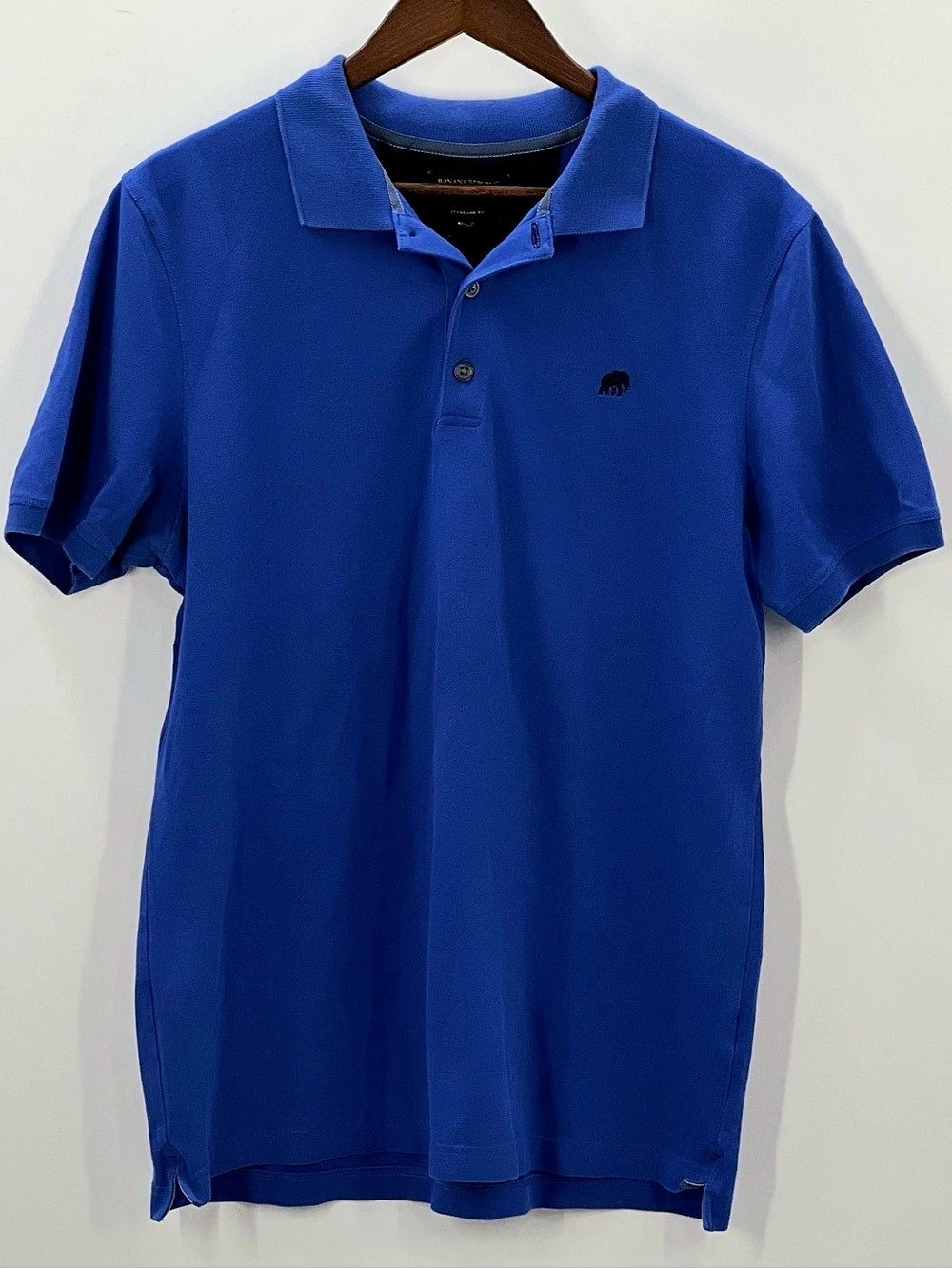486 Banana Republic Standard Fit Polo Shirt Men's Blue Large
